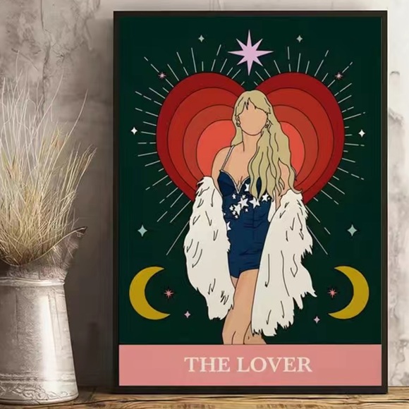 Taylor Swift Poster Lover Tarot Card Midnights Outfit Swiftie Swifty Decor Art - Picture 2 of 4